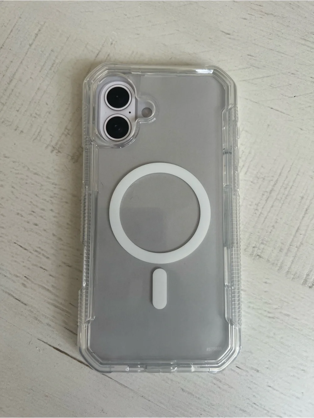 Clear Protective Phone Case with SmartPort Protection - Transparent